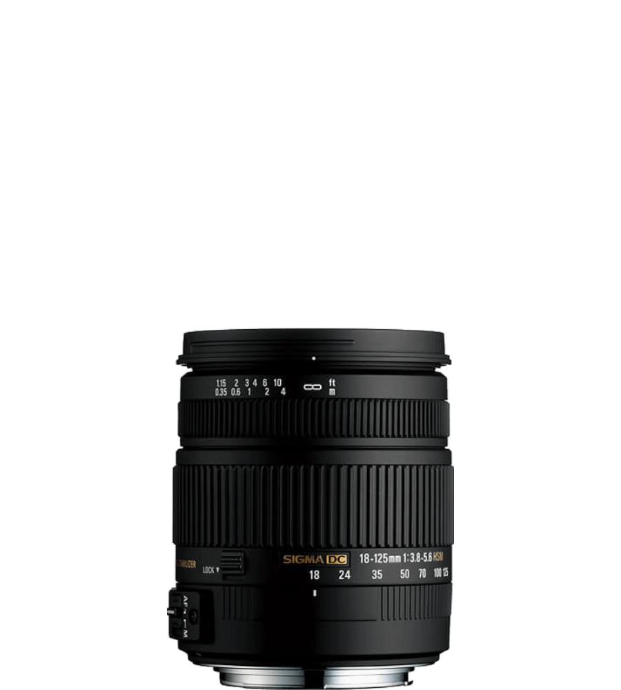 18-125mm F3.8-5.6 DC OS HSM / DC HSM